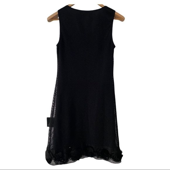 Joseph Ribkoff layered black sheath dress black 8 - Picture 5 of 7